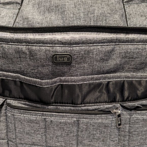 Gray Large Lug Airbus Weekender Bag - Picture 3 of 10